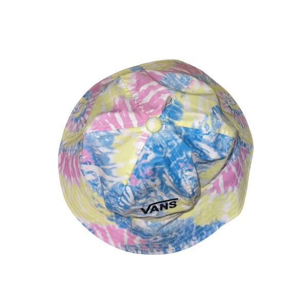 Vans Far Out Tie Dye Bucket Hat Multicolor Size Medium Unisex Skater PacSun Y2K - Picture 2 of 4